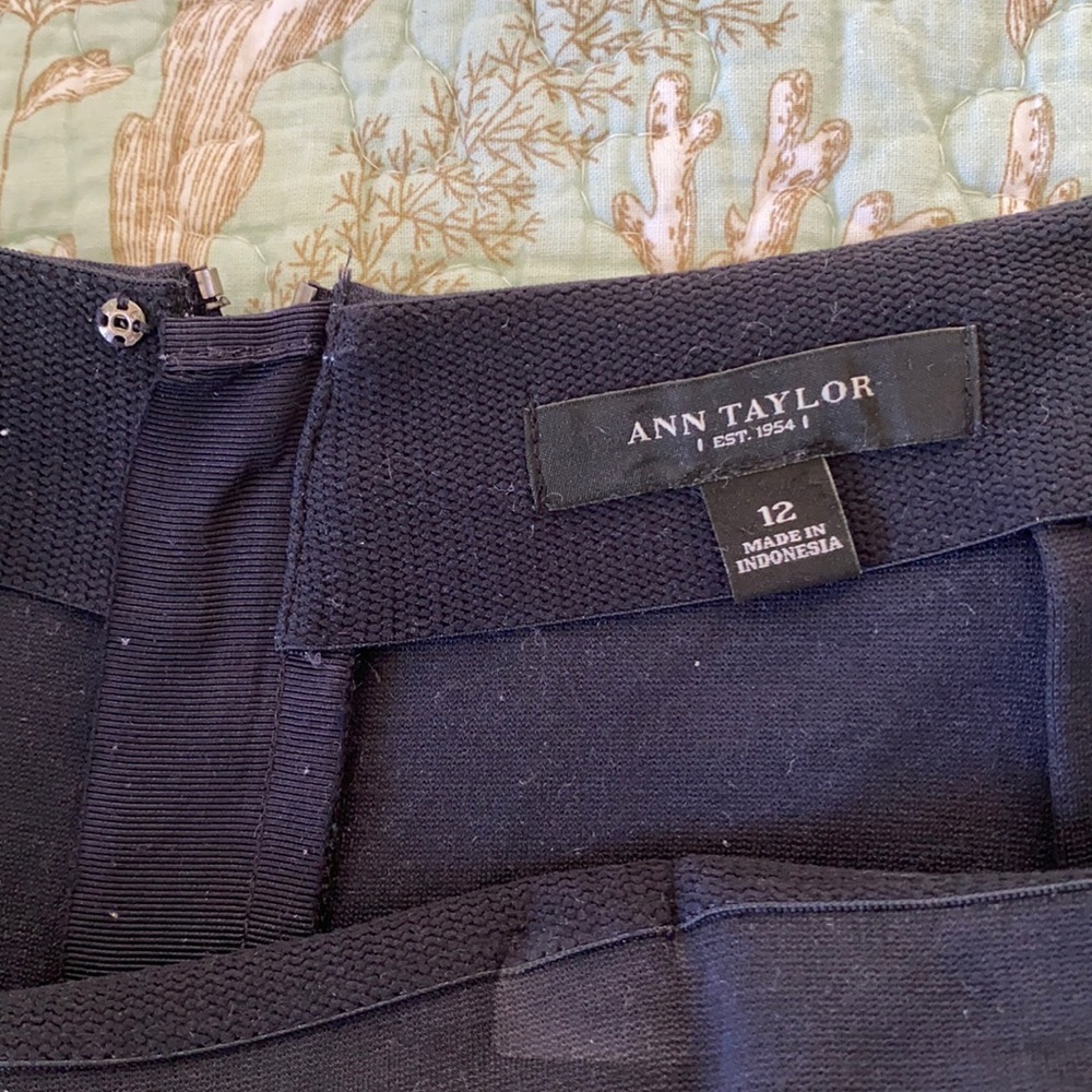 Navy Stretchy Pencil Skirt